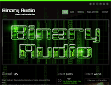 Tablet Screenshot of binaryaudio.com